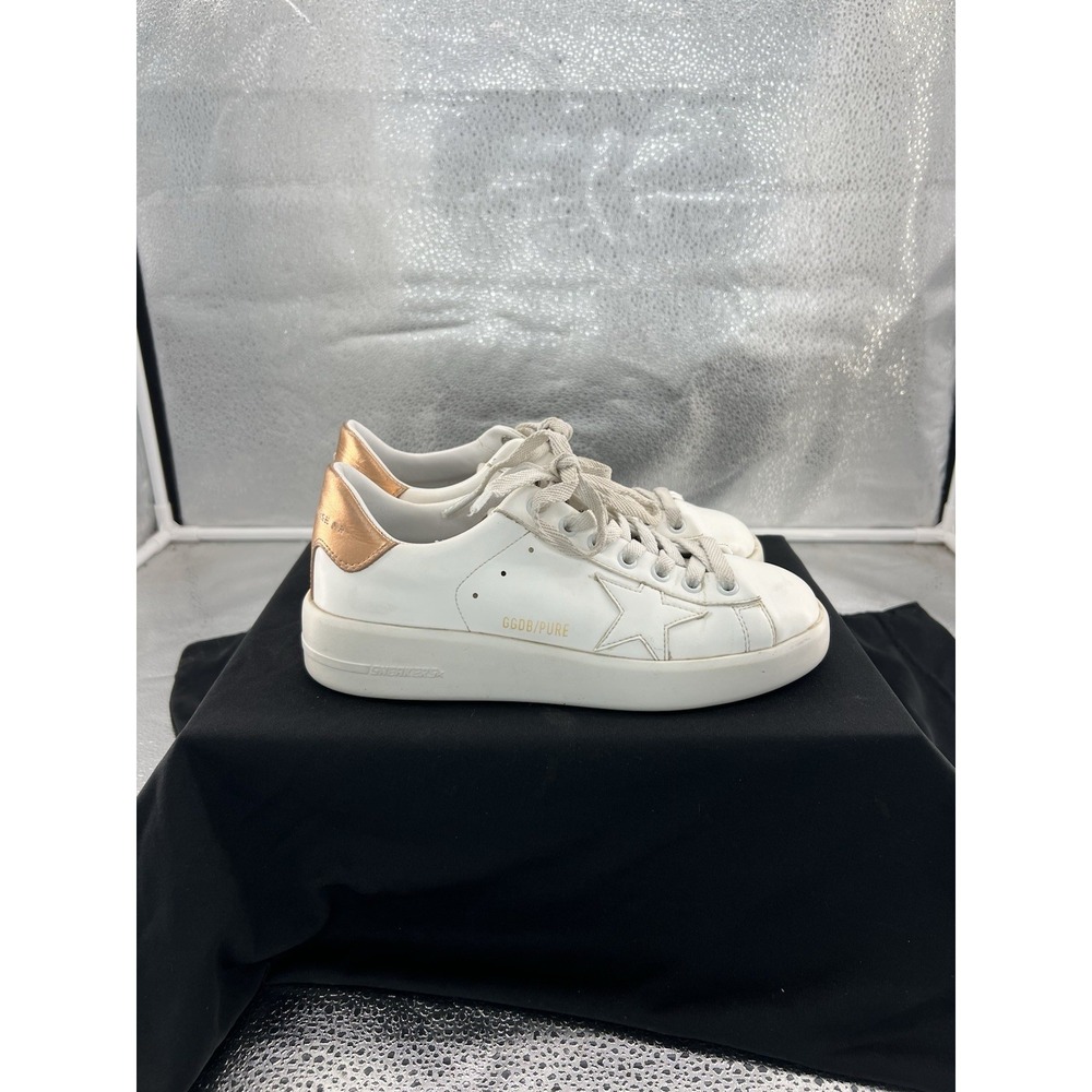 Golden Goose Pure Star Bronze Metallic Women's Sneakers Size 36 Made In Italy